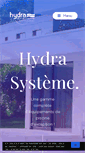 Mobile Screenshot of hydrasysteme.com